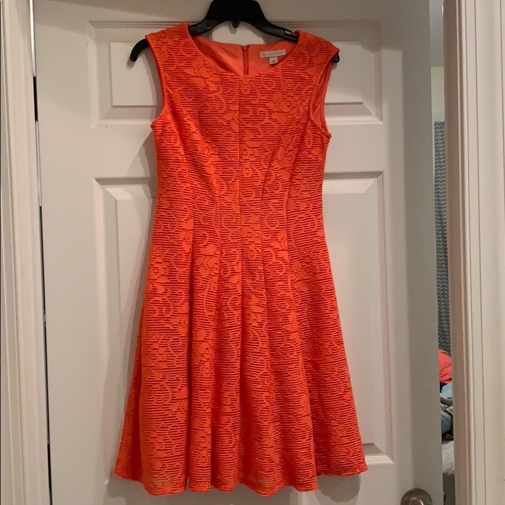 Coral dress